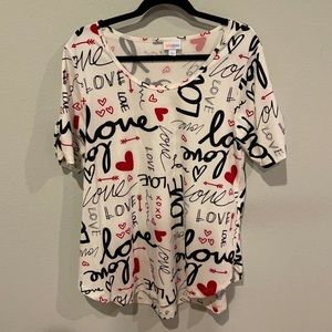 LULAROE love IRMA SIZE large